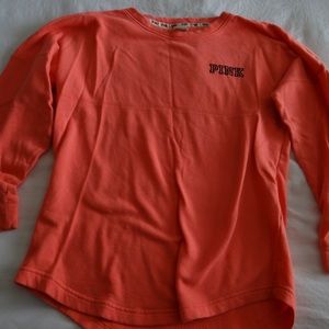 Victoria Secret Pink long sleeve fleece crew neck